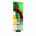 Pen2Paper MB2-B Promo Banner Stands 24 in. Double Promo Stand-Black PE3249479